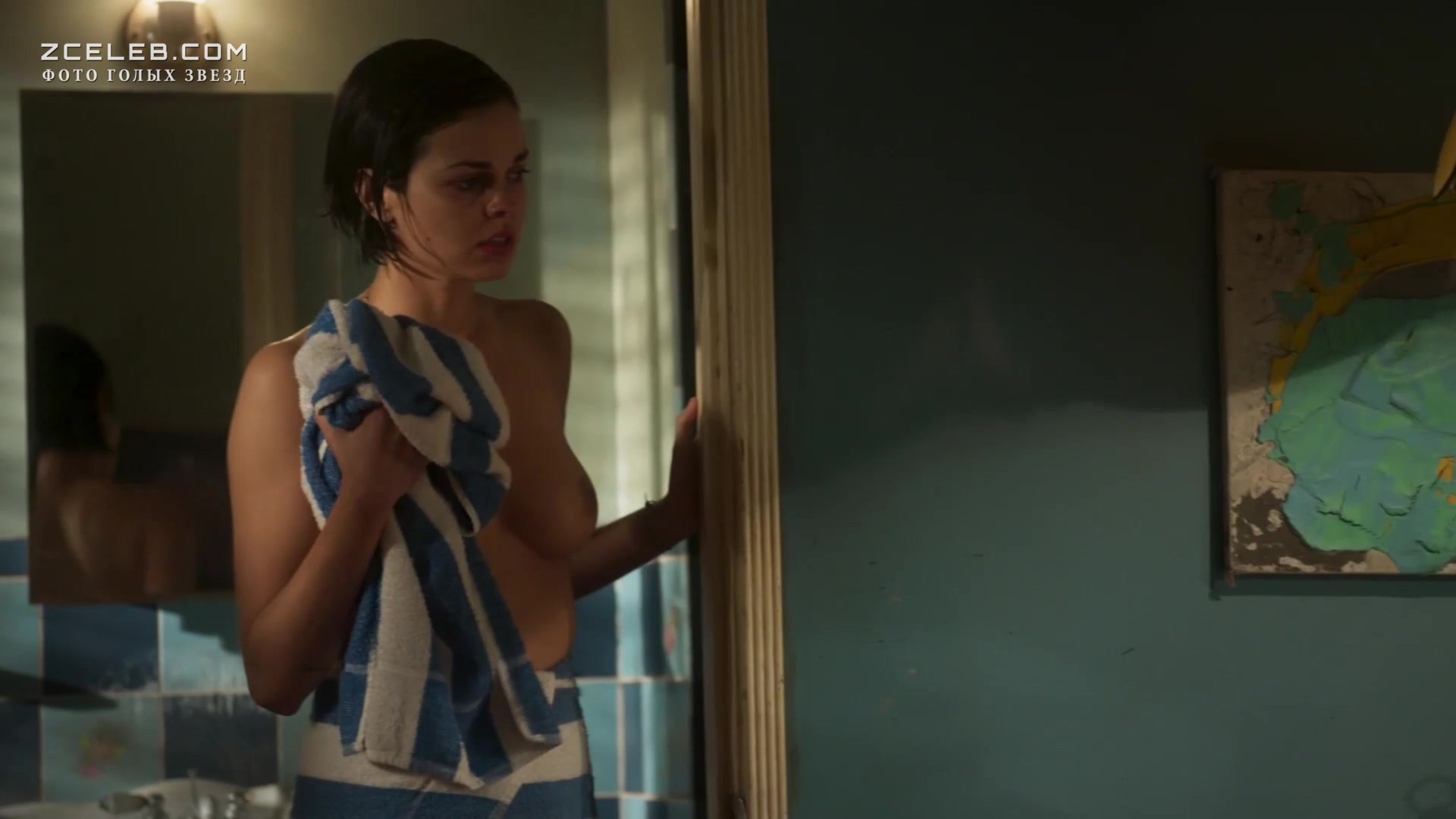 Голые сиськи Лины Эско в сериале «Королевство», 2014